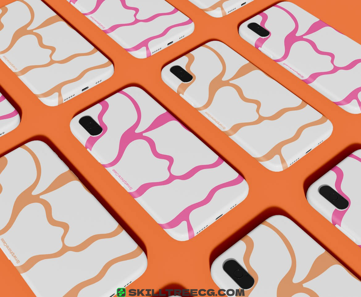 图片[2]-Smartphone Cases Mockup（066474）-技能树